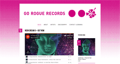 Desktop Screenshot of goroguerecords.com